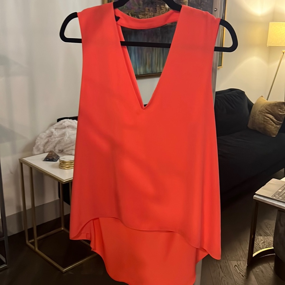 BCBG Top Coral Size Small